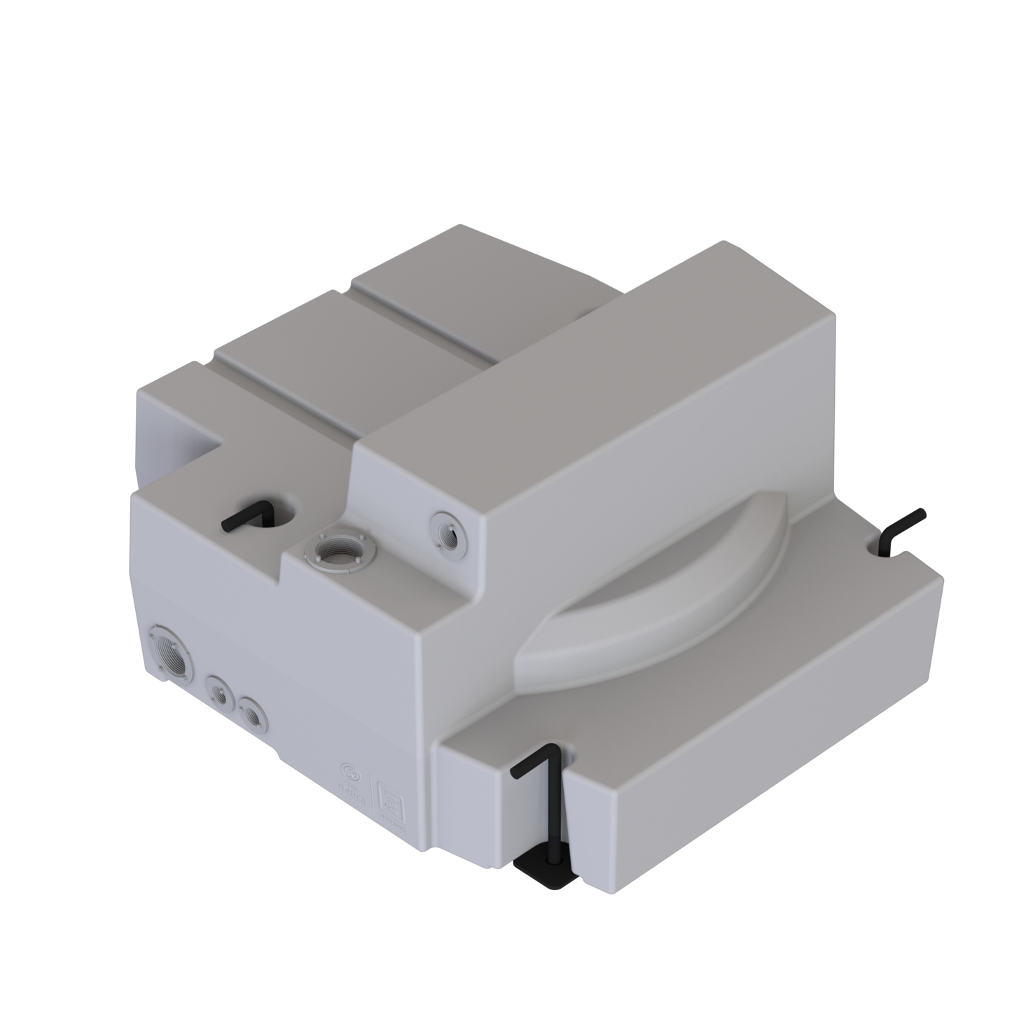 25 Gallon Spare Tire Replacement Fresh/Grey Water Tank For 2015-2025 Ford Transit 130", 148" & 148" EXT