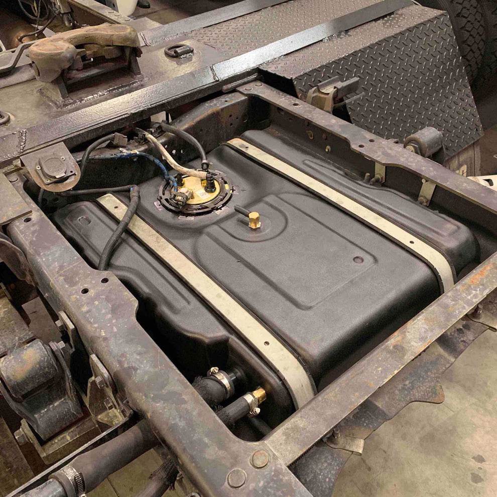 40 Gallon, After Axle, Replacement Fuel Tank for 2011-2016 Ford F250, 350, 450, 550 Powerstroke 6.7L Cab Chassis - S&B