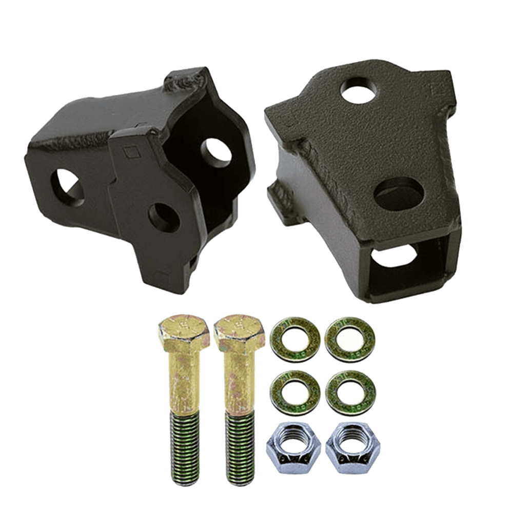 S&B 2" Front Shock Extensions along with mounting bolts and washers