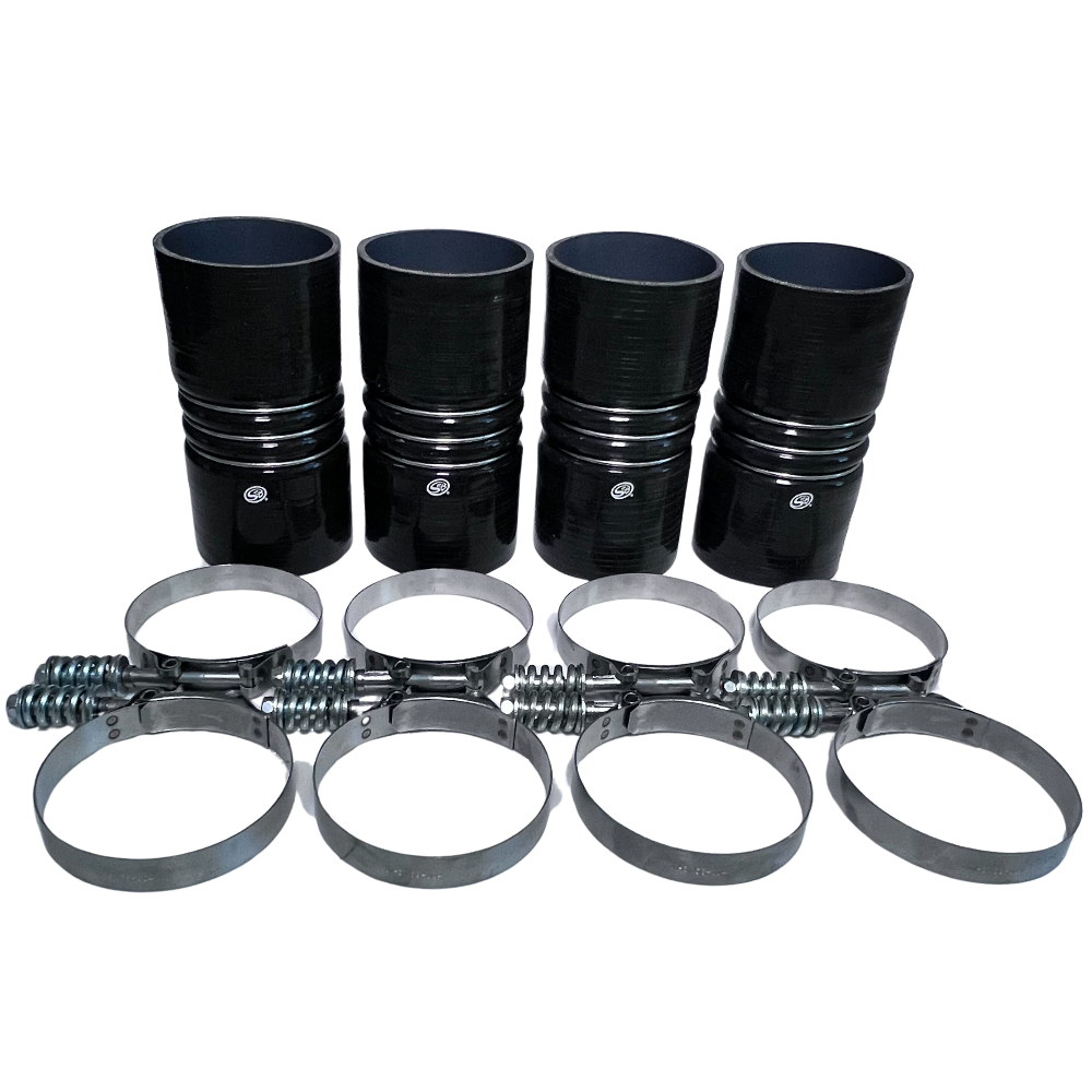 S&B 4"x 8" Intercooler Boot Kit with Clamps