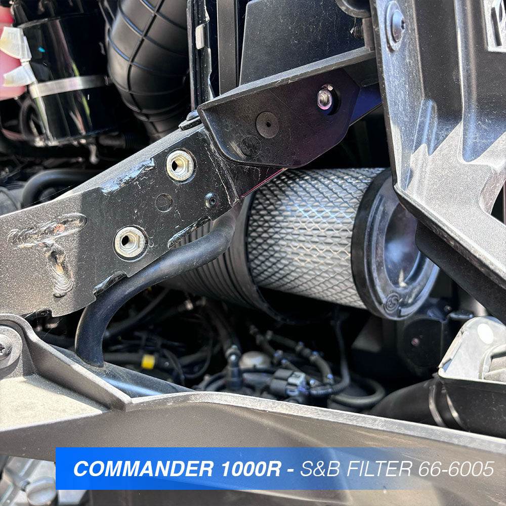 REPLACEMENT FILTER FOR 2017-2025 CAN-AM MAVERICK X3, 2024 MAVERICK R, 2021-2025 COMMANDER, SPORT 1000R - S&B