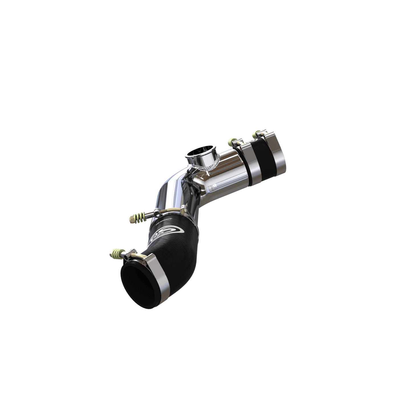 Cold Side Intercooler Pipe With Blowoff Valve Flange for Turbosmart Raceport for 2020-2024 Ford Explorer ST, Lincoln Aviator 3.0L - S&B