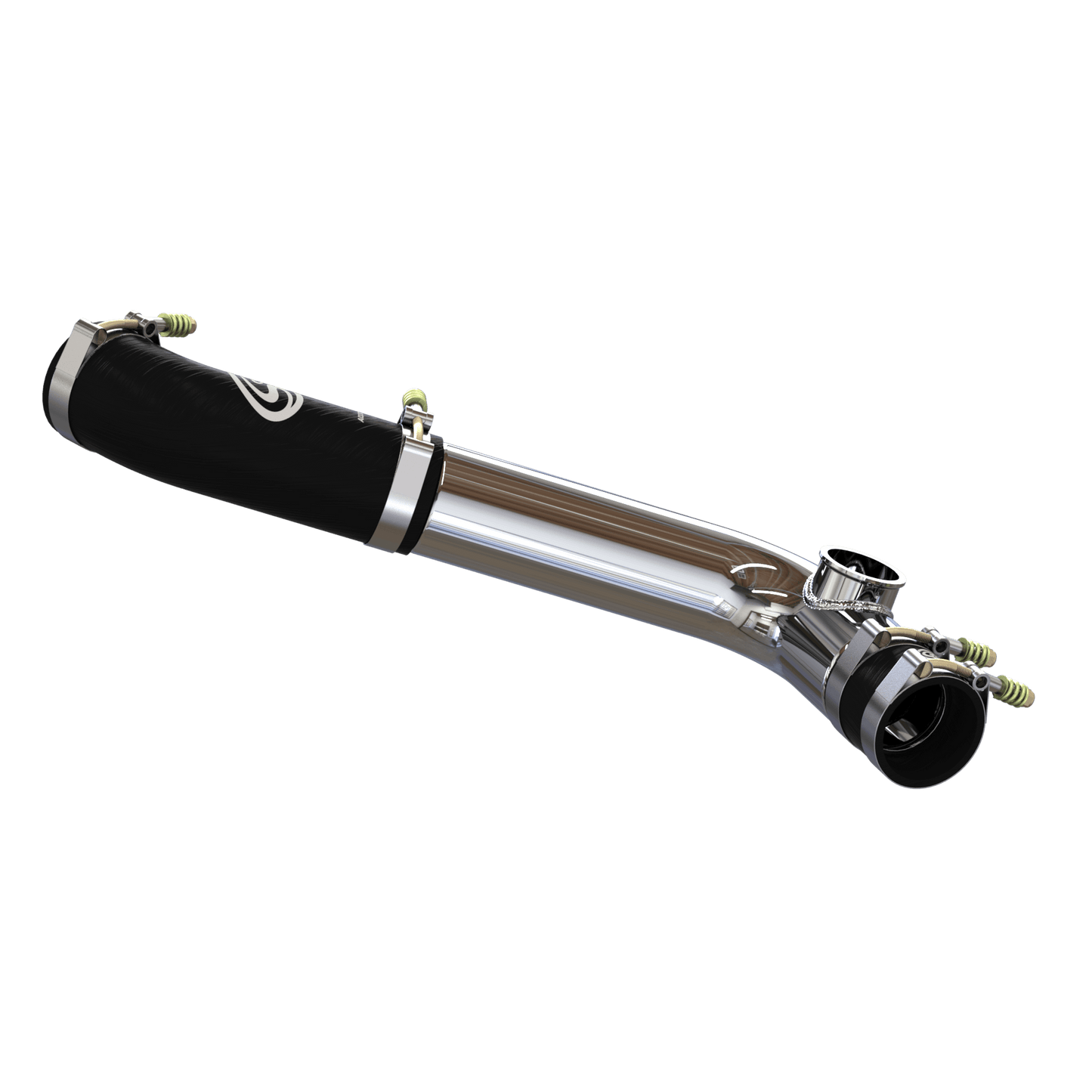 Cold Side Intercooler Pipe With Blowoff Valve Flange for Turbosmart Raceport for 2020-2024 Ford Explorer ST, Lincoln Aviator 3.0L - S&B