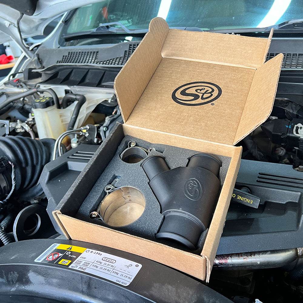 Aluminum Coolant Y-Pipe For 2013-2015 Dodge Ram Cummins 6.7L (Dual Radiator) - S&B