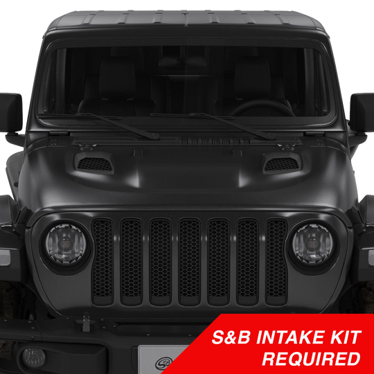  Air Hood Scoops For Jeep Wrangler Rubicon / Gladiator (S&B Intake Required)