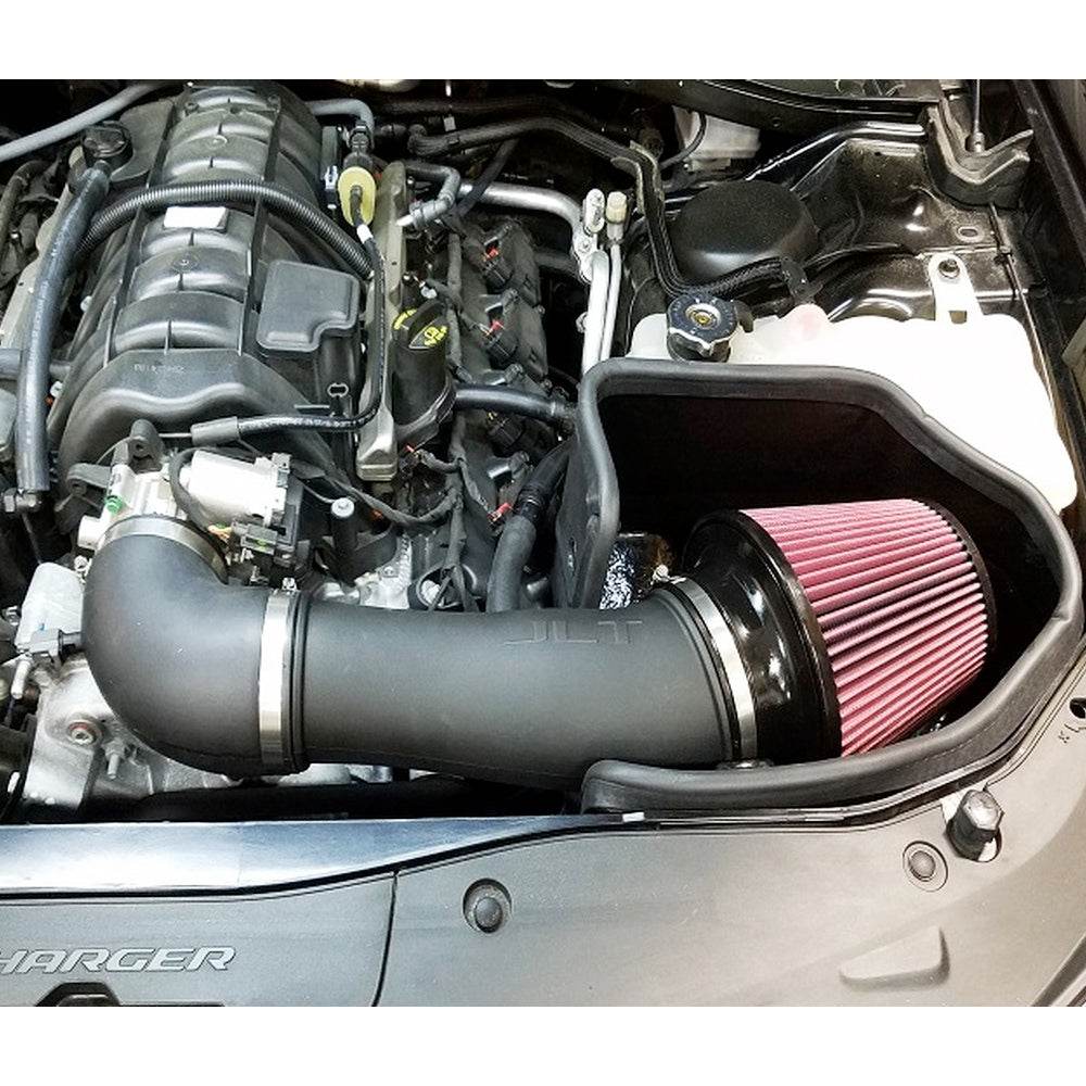 JLT Series II Cold Air Intake for 2021-2023 5.7L Hemi Cars - S&B installed in the engine compartment of a vehicle