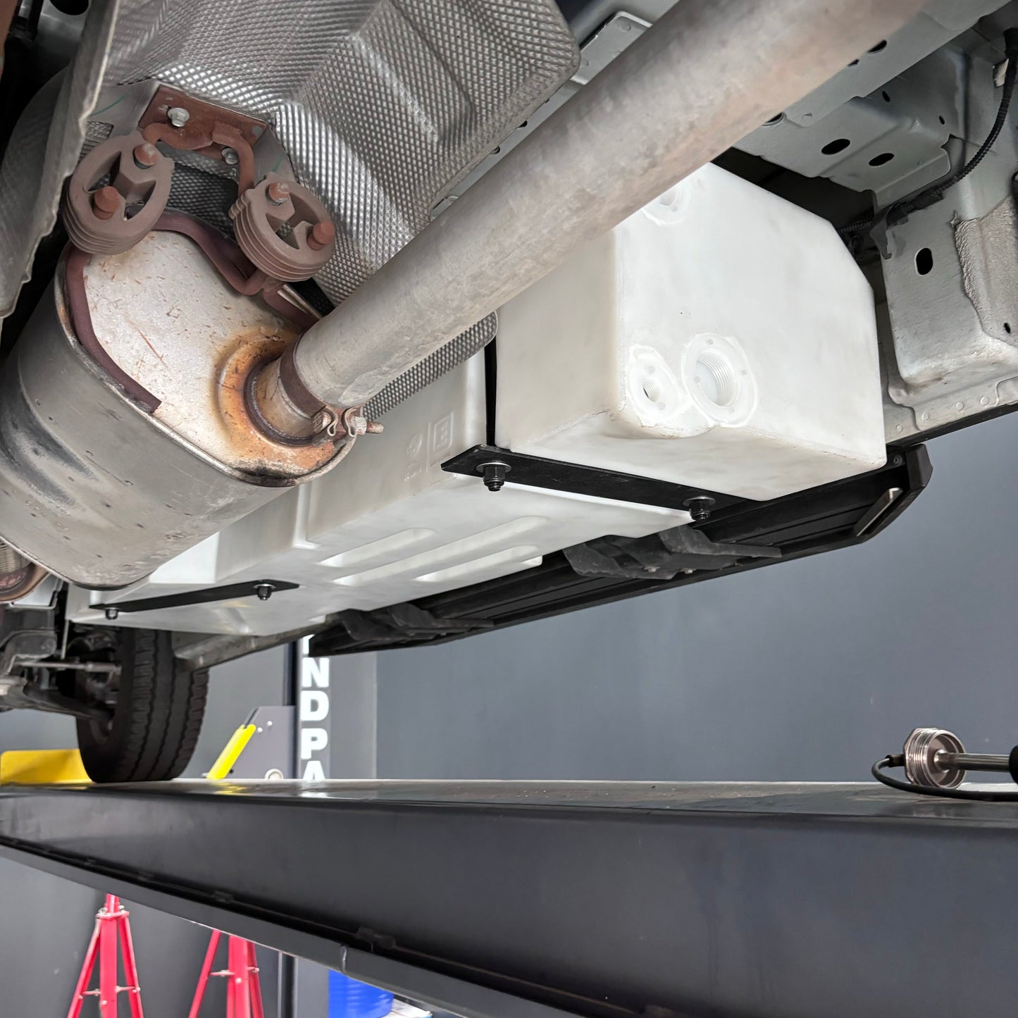 20 Gallon Passenger Side Undercarriage Fresh/Grey Water Tank for 2015-2025 Ford Transit 148" & 148" EXT