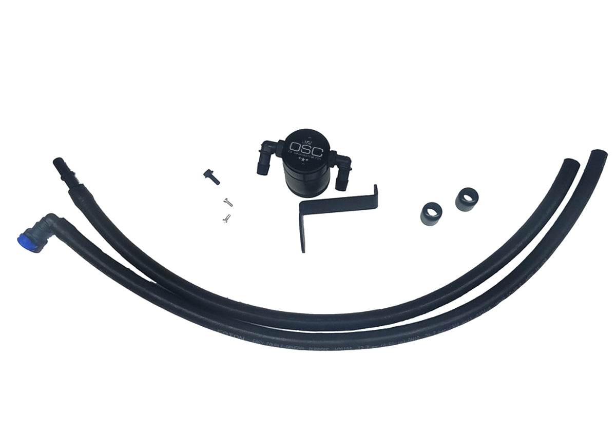 J&L Oil Separator 3.0 Driver Side, Black Anodized - S&B