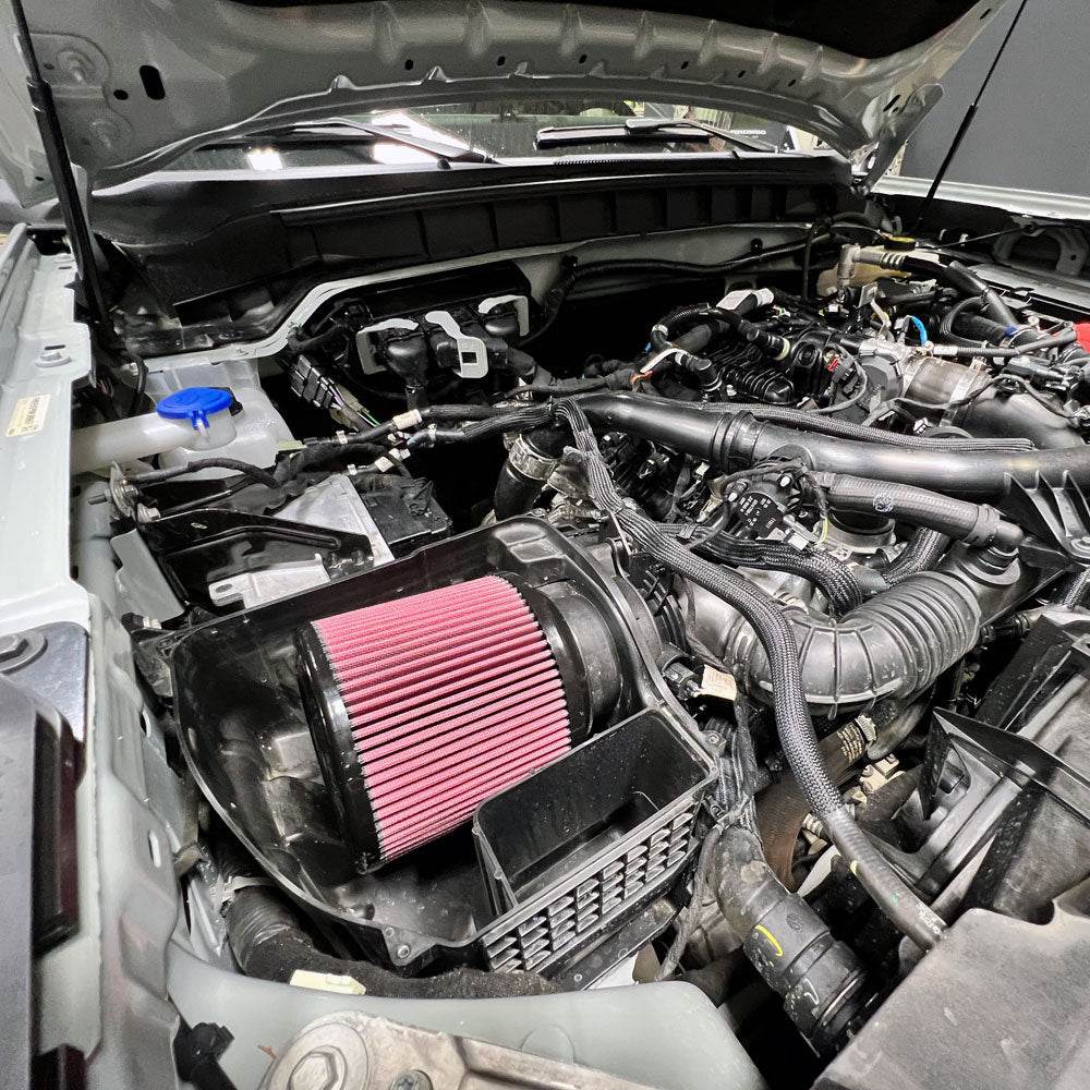 STOCK REPLACEMENT FILTER FOR THE 2021-2025 FORD BRONCO, 2.3L, 2.7L, 2024-2025 RANGER 2.3L - S&B