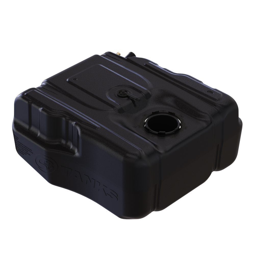S&B 40 Gallon (After Axle) High-Capacity Fuel Tank for 2011-2016 Ford F250, F350, F450, F550 Powerstroke 6.7L, Cab Chassis