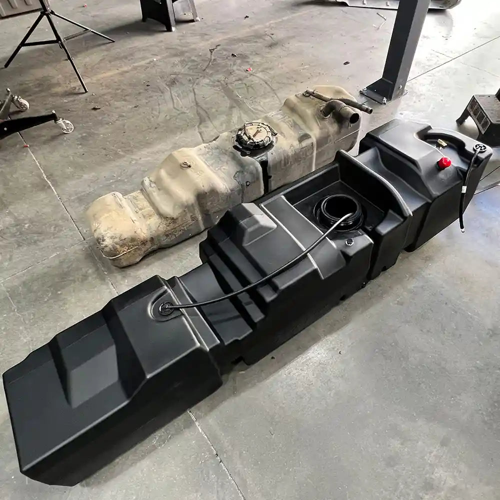 S&B 60 Gallon High-Capacity Fuel Tank for 1999-2007 Ford F250, F350 Powerstroke 7.3L, 6.0L Crew Cab Short Bed