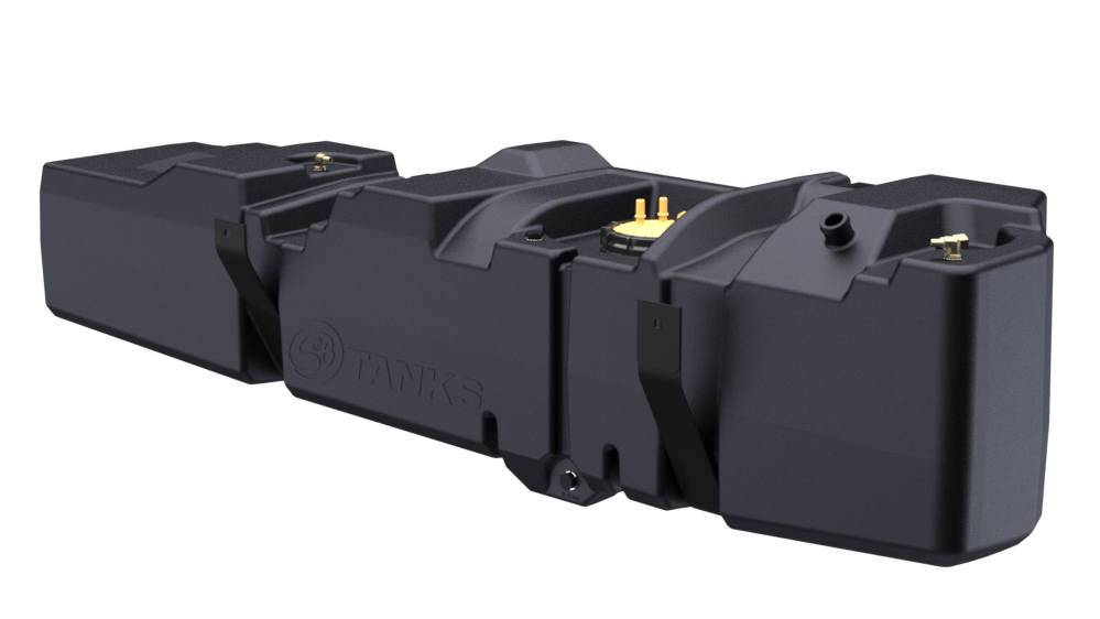 S&B 60 Gallon High-Capacity Fuel Tank for 1999-2007 Ford F250, F350 Powerstroke 7.3L, 6.0L Crew Cab Short Bed