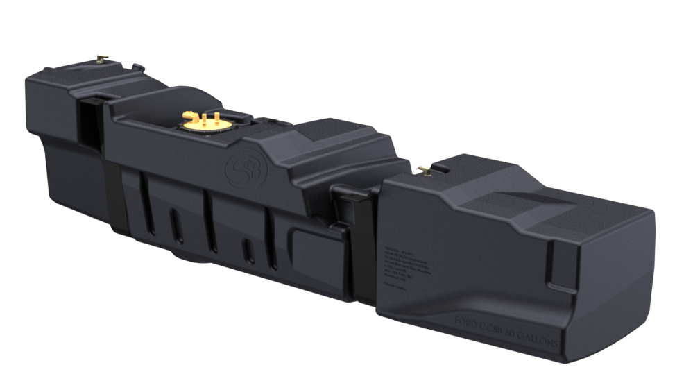 S&B 60 Gallon High-Capacity Fuel Tank for 1999-2007 Ford F250, F350 Powerstroke 7.3L, 6.0L Crew Cab Short Bed