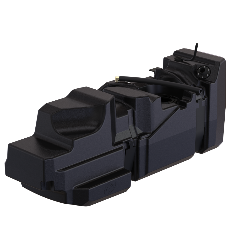S&B 50 Gallon High-Capacity Fuel Tank for 2005-2026 Dodge Ram Cummins 5.9L & 6.7L, Crew and Quad Cab Short Bed