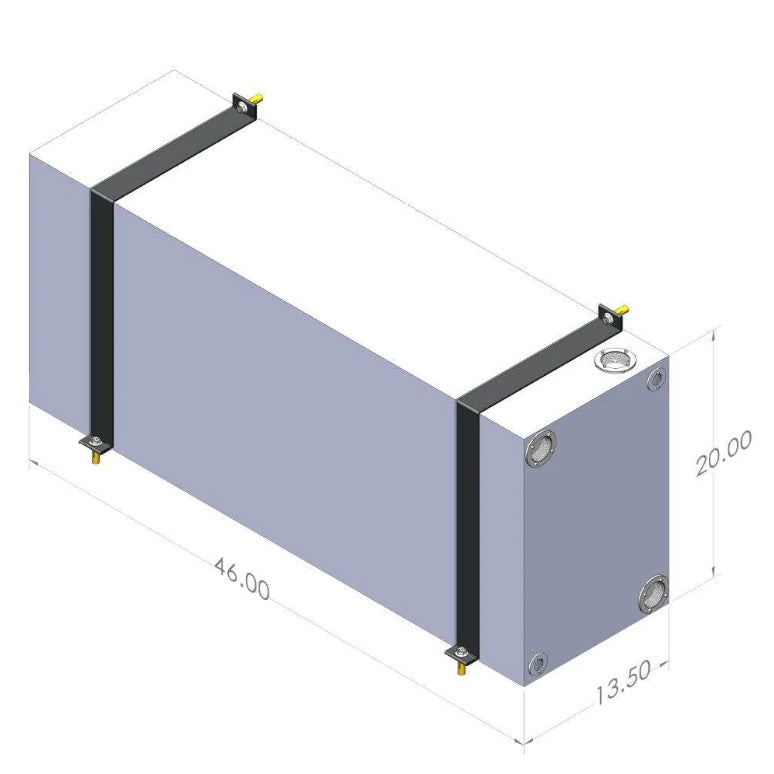 35 Gallon Wheel Well Water Tank (Passenger Side)
