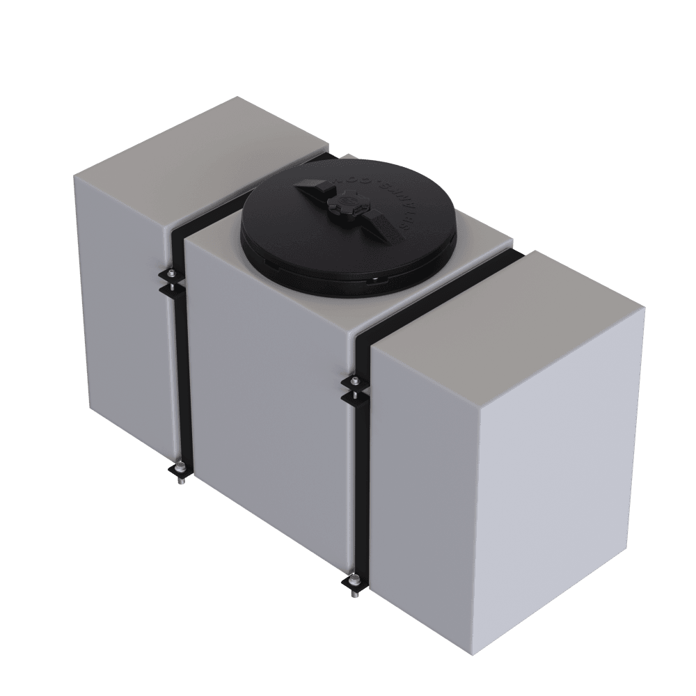 50 Gallon Detail Tank With Straps - S&B