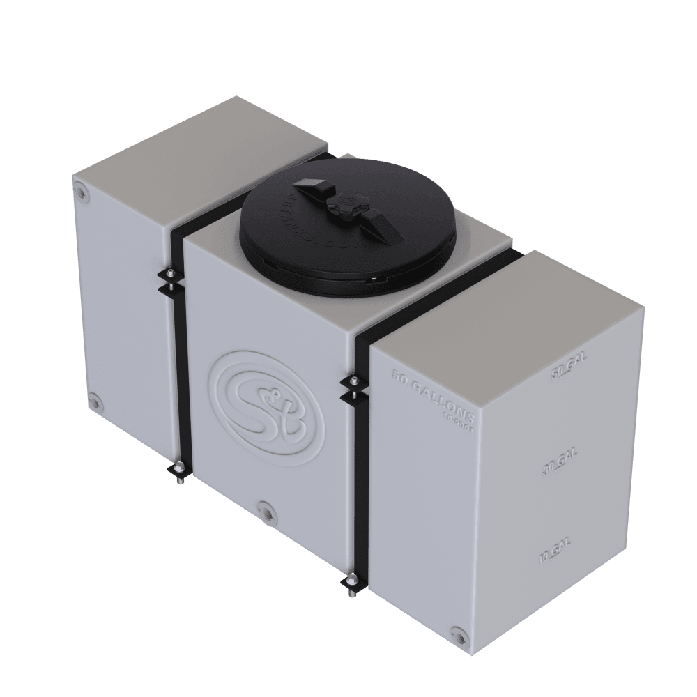 50 Gallon Detail Tank With Straps - S&B