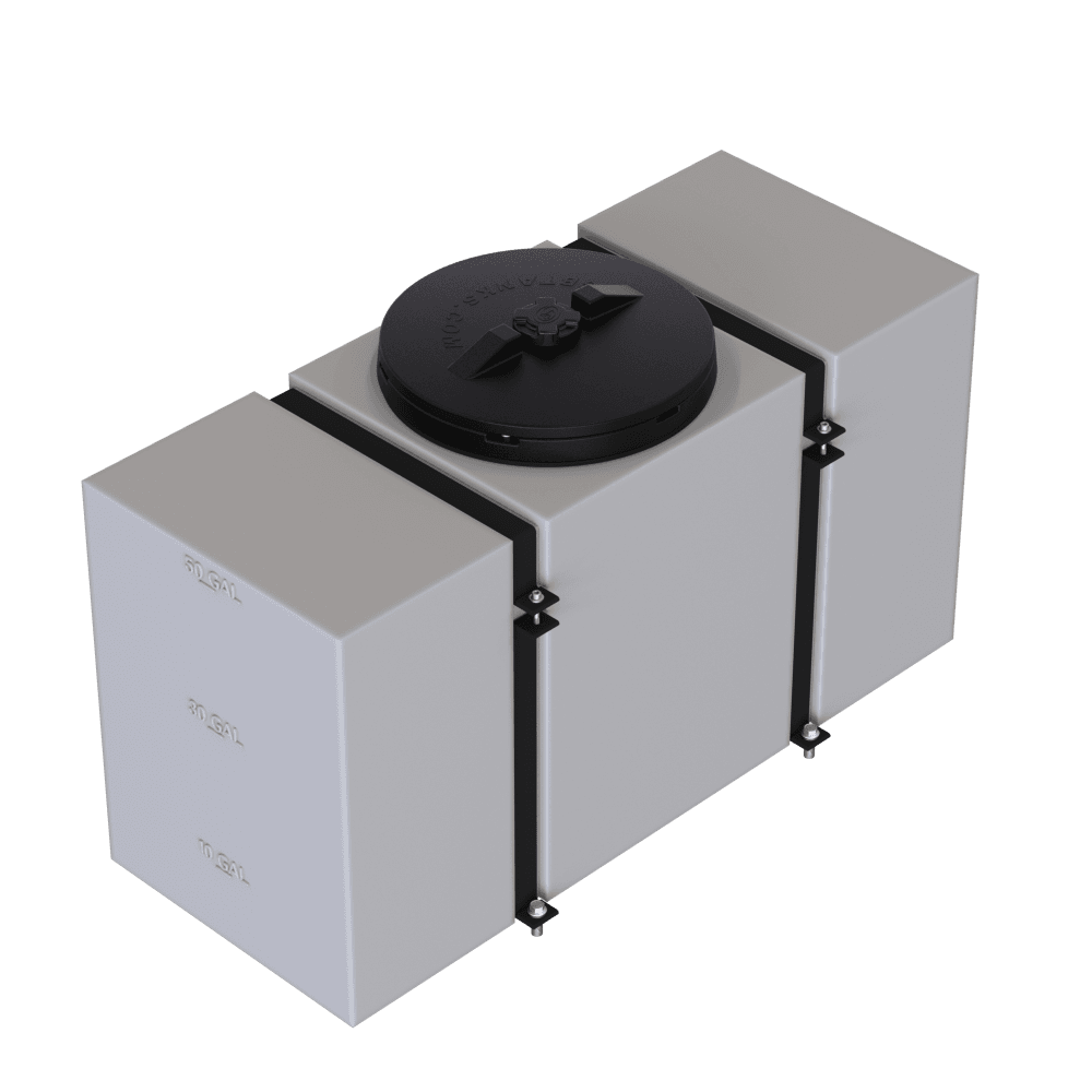 50 Gallon Detail Tank With Straps - S&B