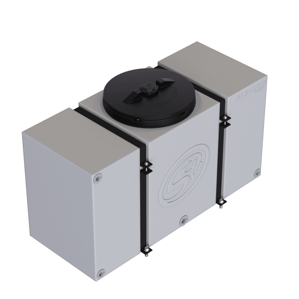 50 Gallon Detail Tank With Straps - S&B