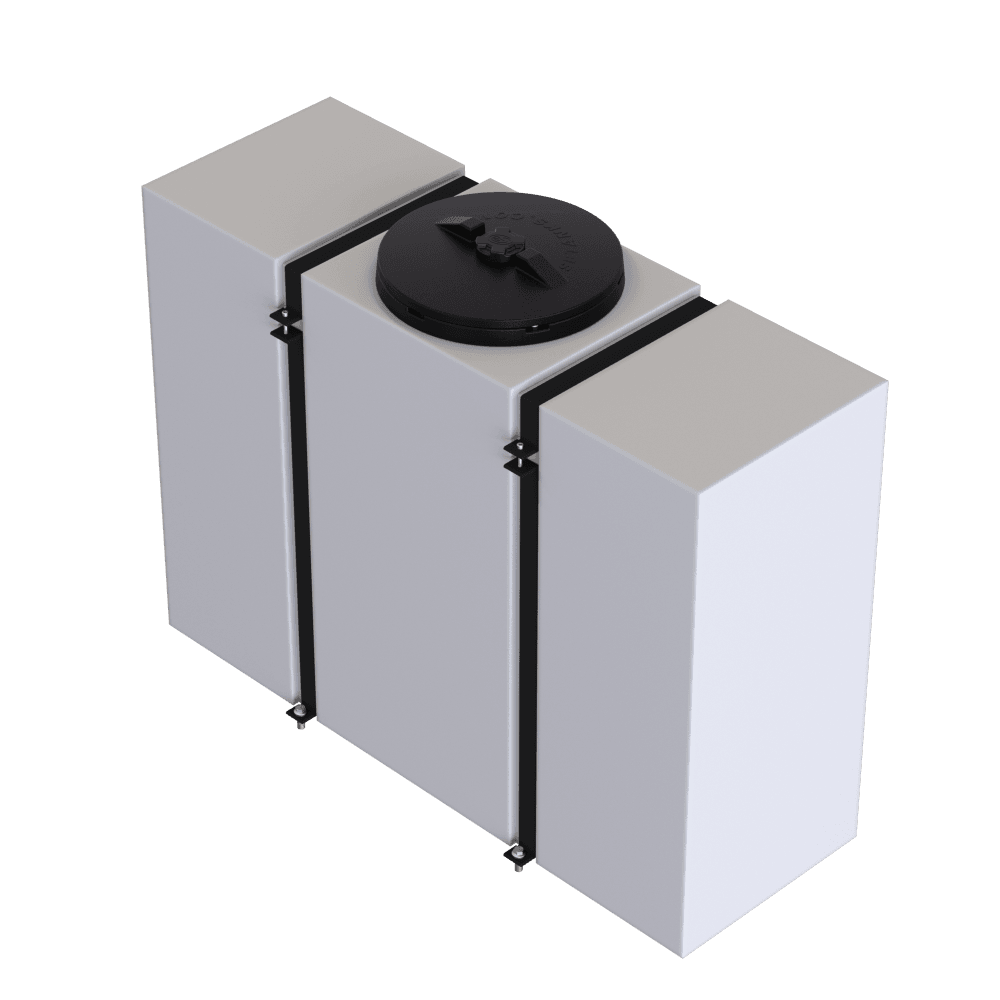 100 Gallon Slim Detail Tank With Straps - S&B
