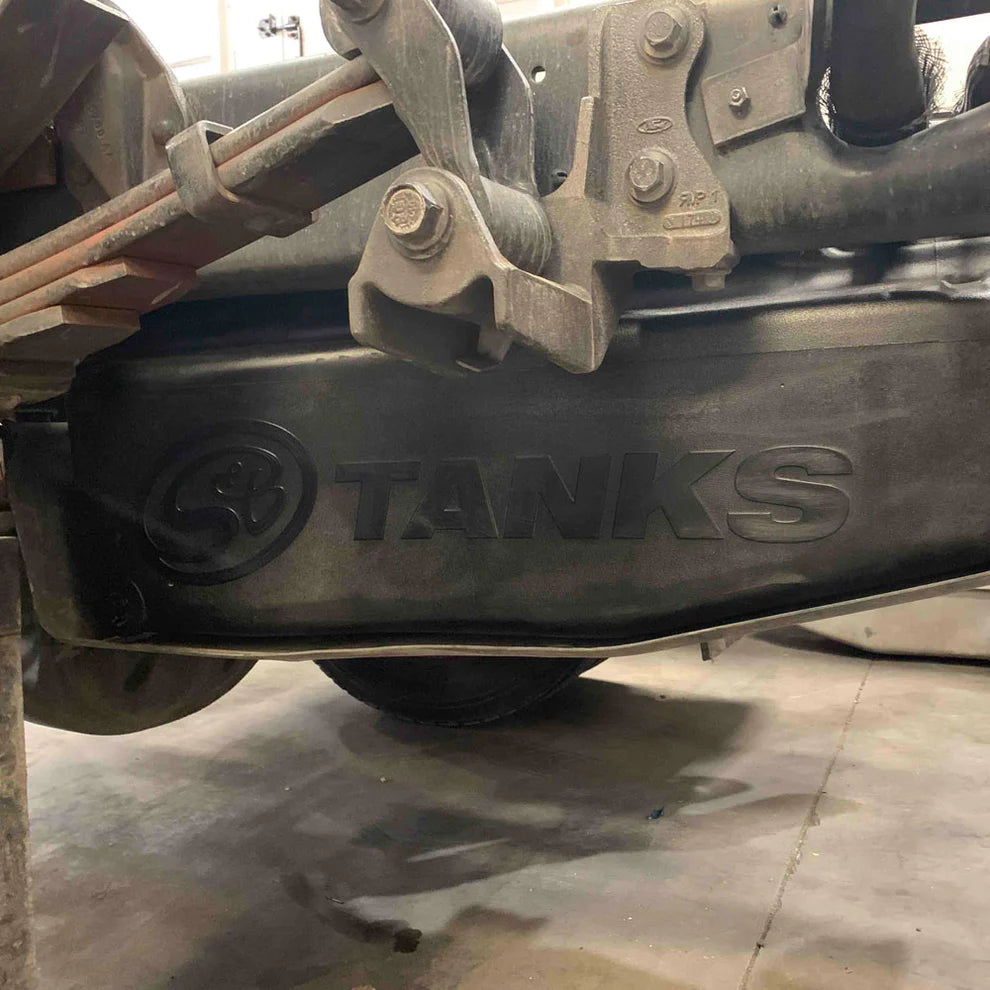 40 Gallon, After Axle, Replacement Fuel Tank 2000-10 Ford Powerstroke 7.3L, 6.0L, 6.4L Cab Chassis