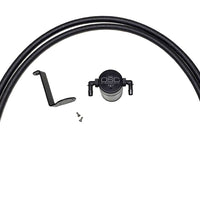 J&L Oil Separator 3.0 Passenger Side, Black Anodized