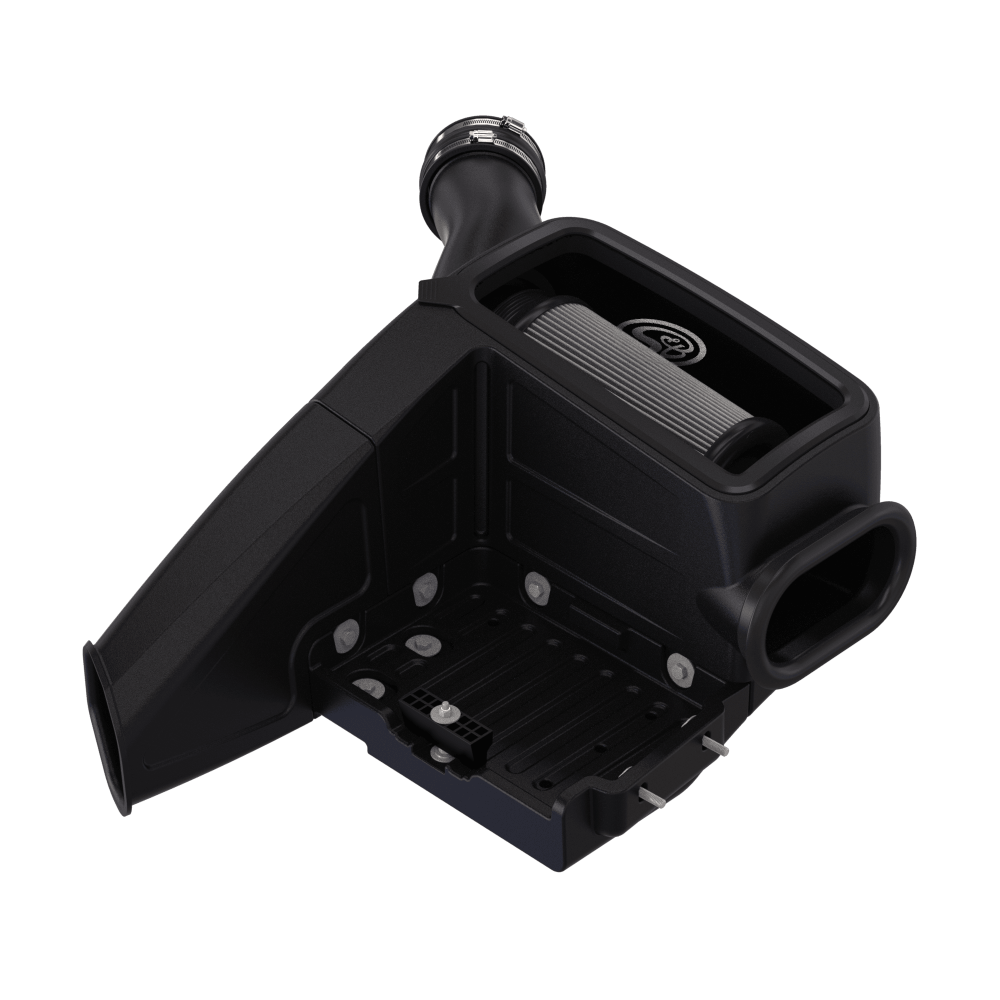 Dry Extendable  Cold Air Intake for 1998-2003 Ford Powerstroke 7.3L on a white background