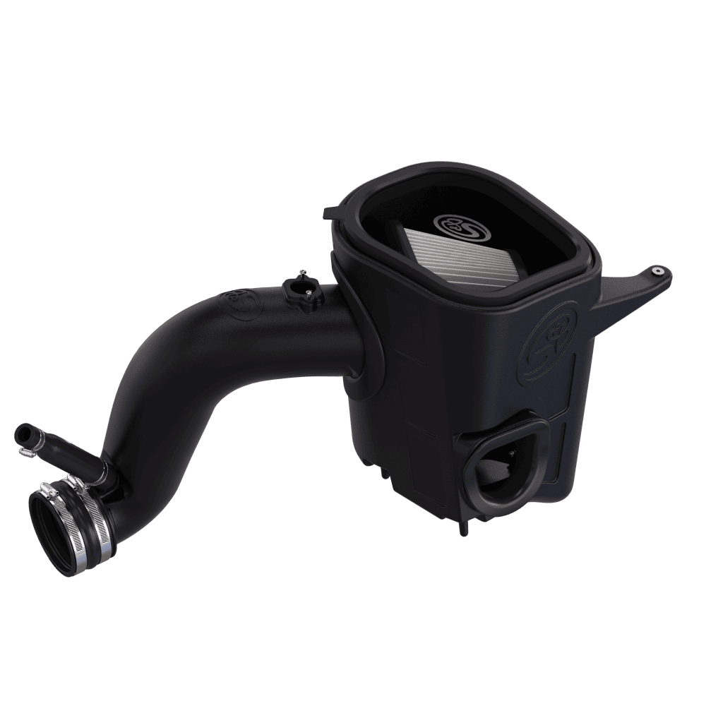 Dry Extandanle Cold Air Intake for 2013-2018 Dodge Ram Cummins 6.7L - S&B on a white background