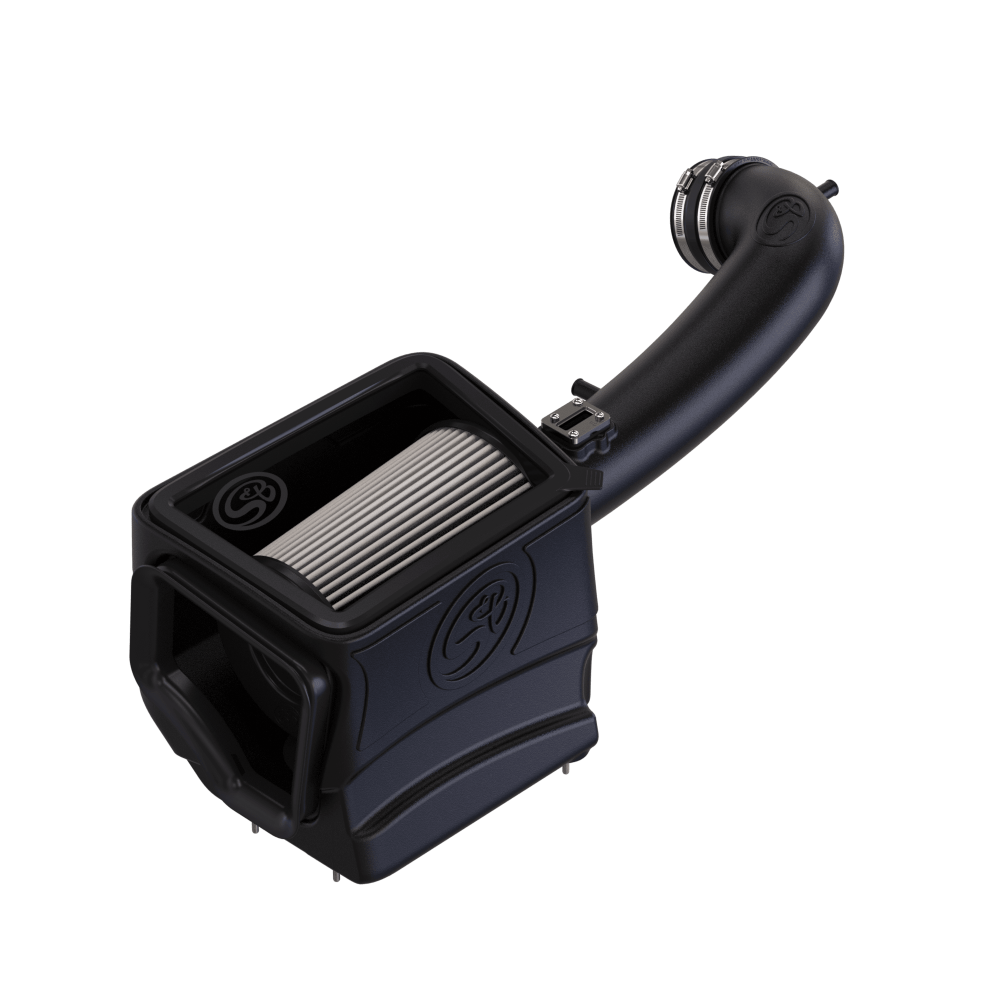 Dry Extendable Cold Air Intake for 2014-2016 Silverado 1500 / Sierra 1500 on a white background