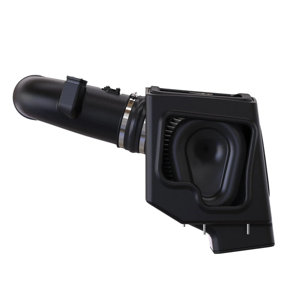 Dry Extendable  Cold Air Intake for 2011-2016 Chevy / GMC Duramax LML 6.6L on a white background