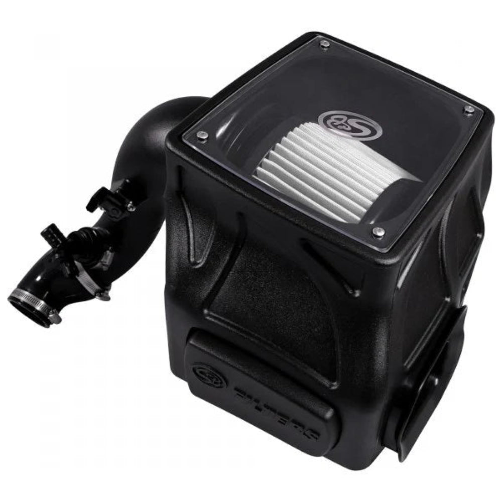 Dry Extendable Cold Air Intake for 2016-2022 Colorado / Canyon Duramax 2.8L on a white background

