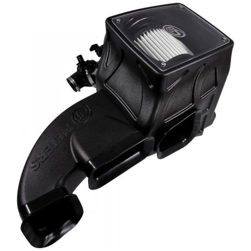 Dry Extendable Cold Air Intake for 2016-2022 Colorado / Canyon Duramax 2.8L on a white background
