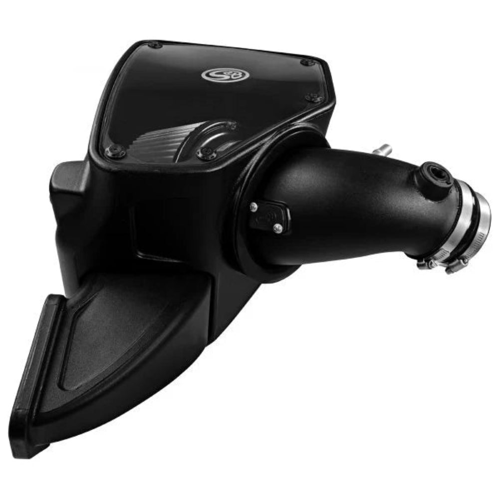 Dry Extendable Cold Air Intake for 2014-2018 Dodge Ram 2500 / 3500 6.4L HEMI on a white background
