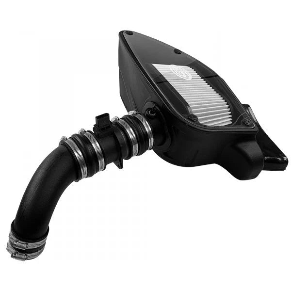 Dry Extendable COLD AIR INTAKE FOR 2005.5-2006 1.9L VW TDI, 2009-2015 VW 2.0L TDI (MK6), 2010-2014 Audi A3 2.0L TDI on a white background
