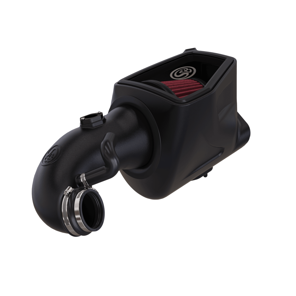 Cold Air Intake for 2008-2010 Ford Powerstroke 6.4L on a white background
