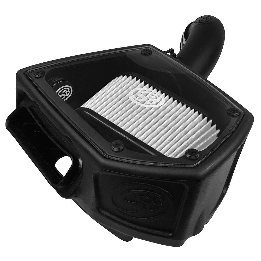Dry Extendable Cold Air Intake For 2015-2017 VW / AUDI 2.0T, 2018 VW 2.0T Manual Transmission on a white background
