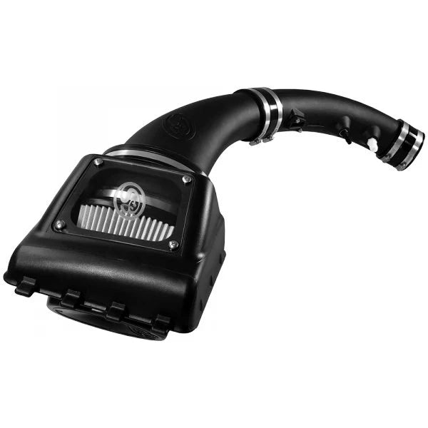 Dry Extendable Cold Air Intake for 2011-2016 Ford F-250 / F-350 6.2L on a white background
