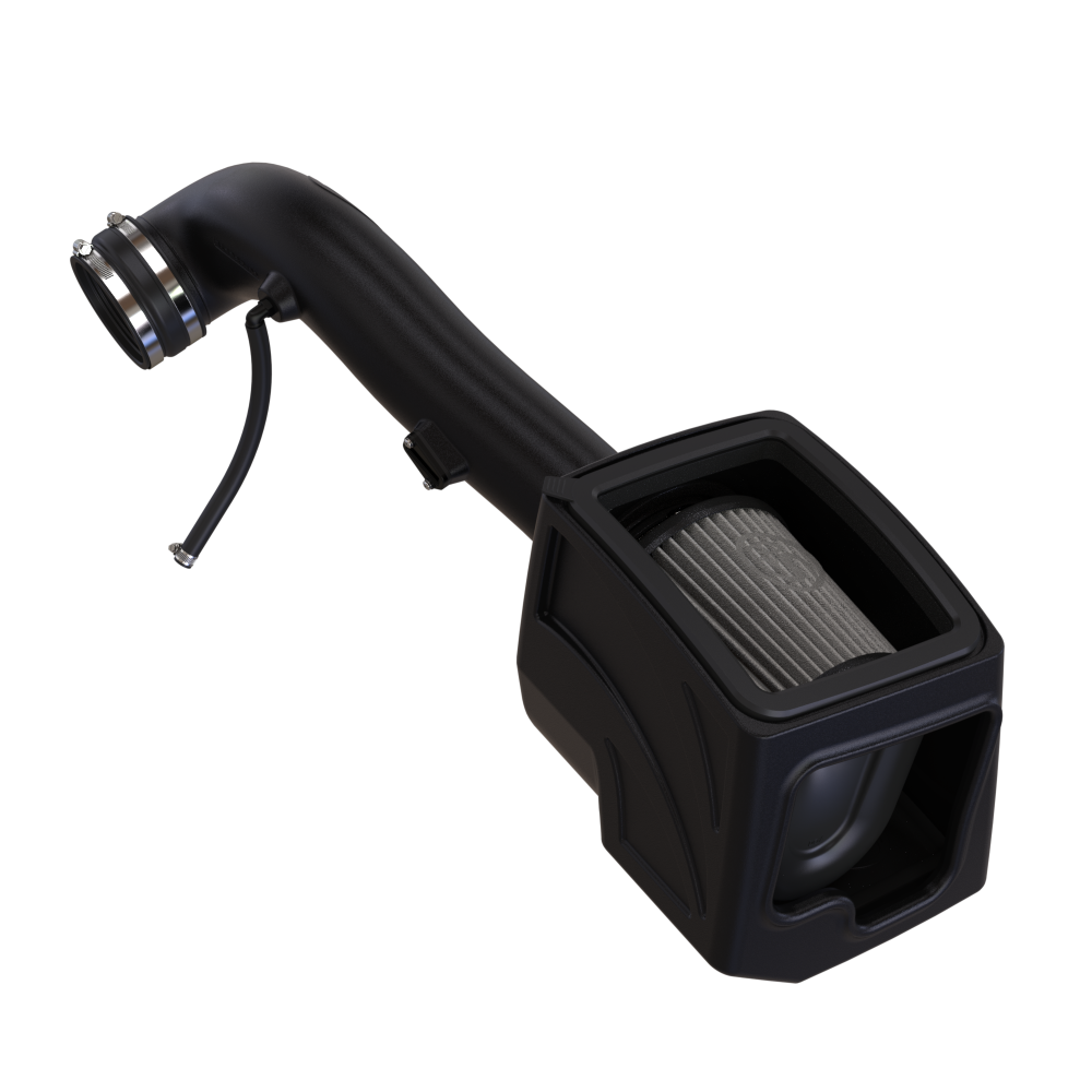 Dry Extendable Cold Air Intake for 2016-2019 Silverado / Sierra 2500, 3500 6.0L on a white background
