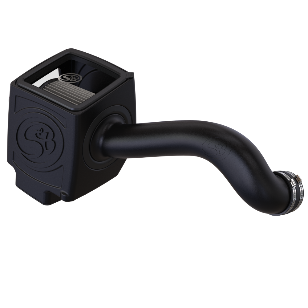 Dry Extendable Cold Air Intake for 2016-2019 Silverado / Sierra 2500, 3500 6.0L on a white background
