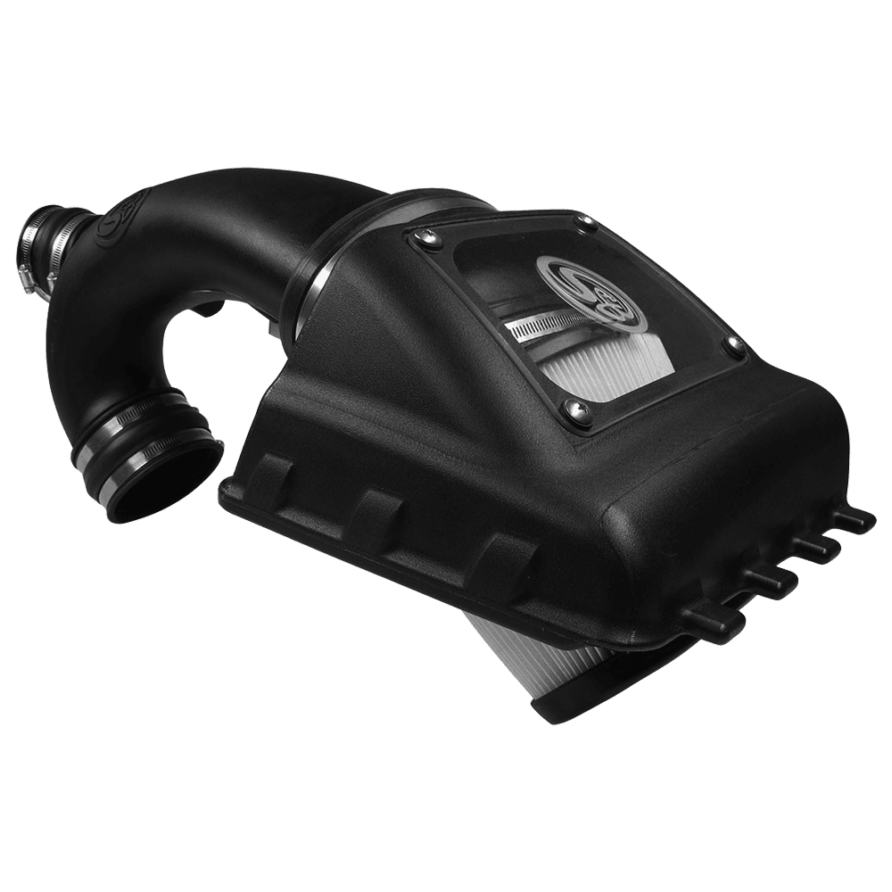 Dry Extendable Cold Air Intake for 2015-2017 Ford Expedition 3.5L Ecoboost on a white background
