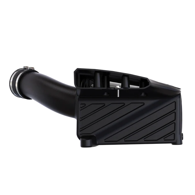 Dry Extendable Cold Air Intake for 1994-1997 Ford Powerstroke 7.3L on a white background
