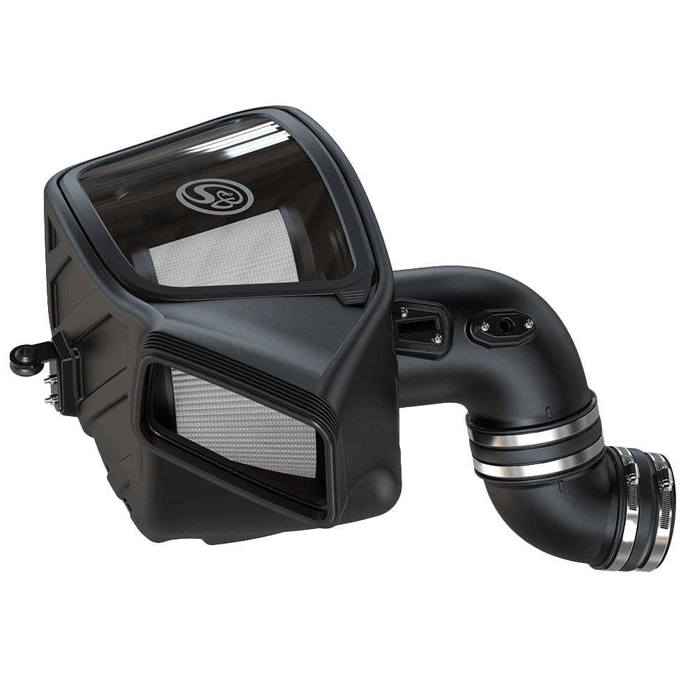 Dry Extendable  Cold Air Intake for 2019-2024 Dodge Ram Cummins 6.7L75-5132 on a white background