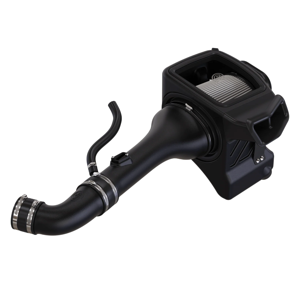 Dry Extendable Cold Air Intake for 2020-2025 Nissan Frontier 3.8L on a white background