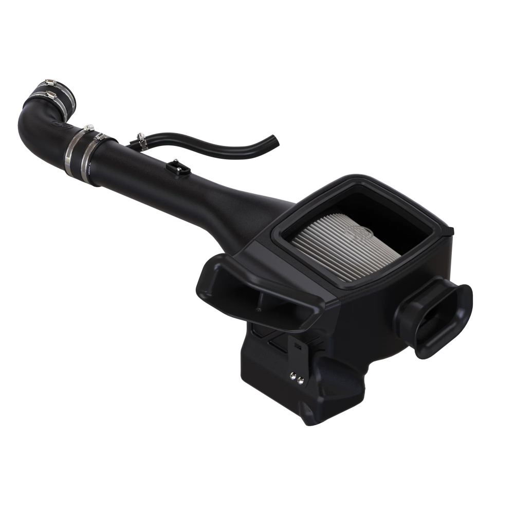 Dry Extendable Cold Air Intake For 2005-2019 Nissan Frontier, 2005-2012 Pathfinder, 2005-2015 Xterra 4.0L on a white background