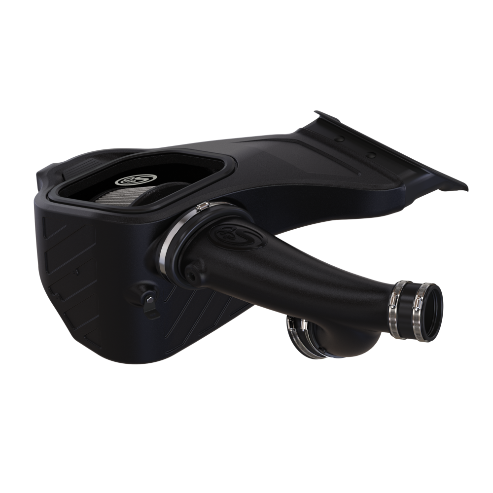 Dry Extendable Cold Air Intake For 2021-2025 Ford F-150 3.5L PowerBoost on a white background