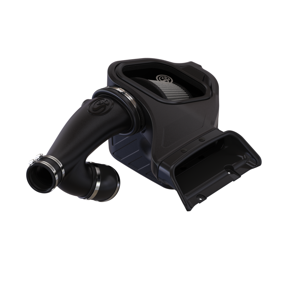 Dry Extendable Cold Air Intake For 2021-2025 Ford F-150 3.5L PowerBoost on a white background