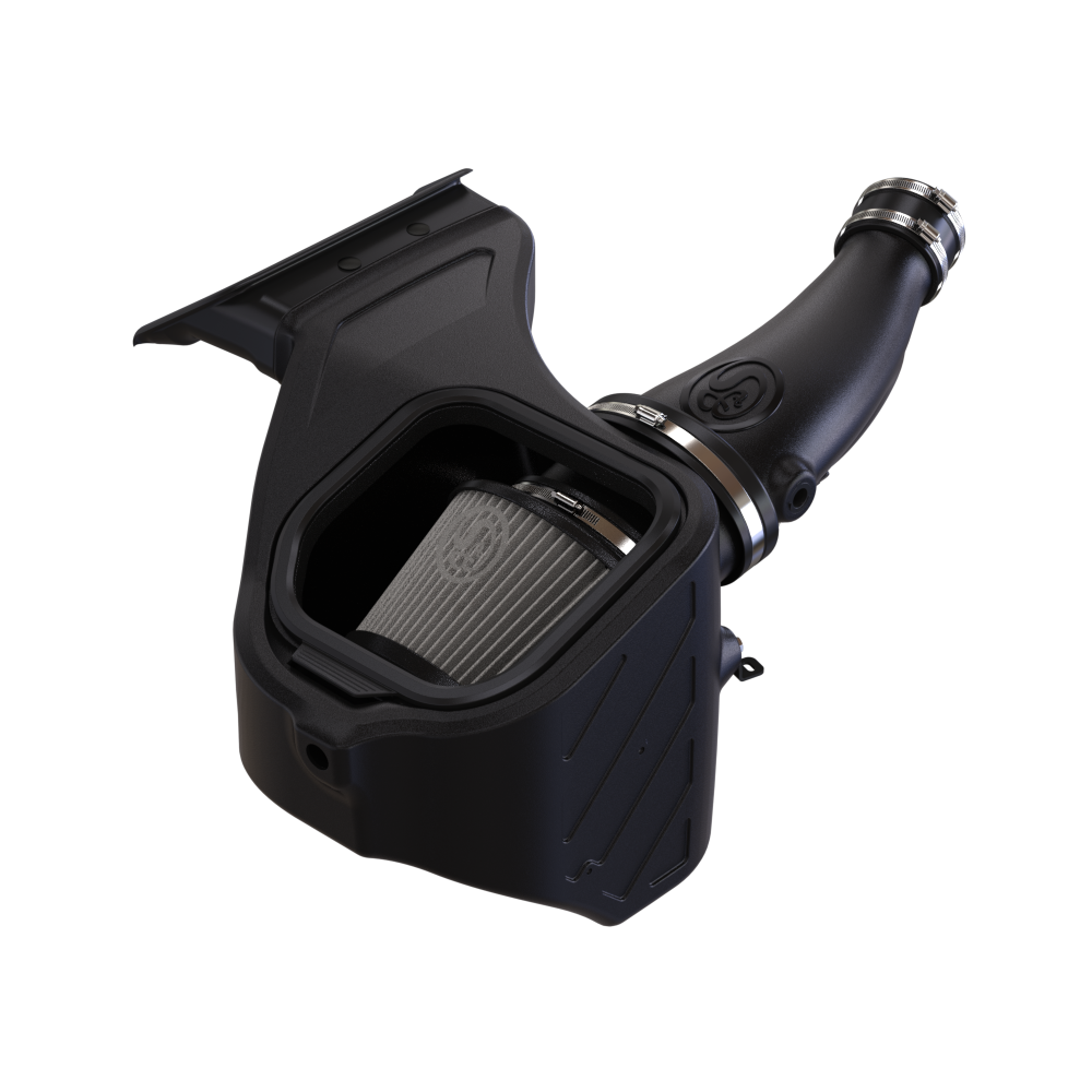 Dry Extendable Cold Air Intake For 2021-2025 Ford F-150 3.5L PowerBoost on a white background