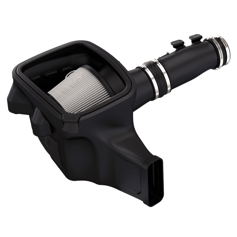 Dry Extendable Cold Air Intake For 2025+ Ram 1500 3.0L Hurricane on a white background