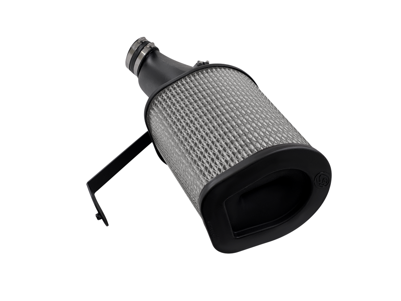 Dry Extendable Open Air Intake for 2020-2026 Ford Super Duty, 6.7L Powerstroke on a white background
