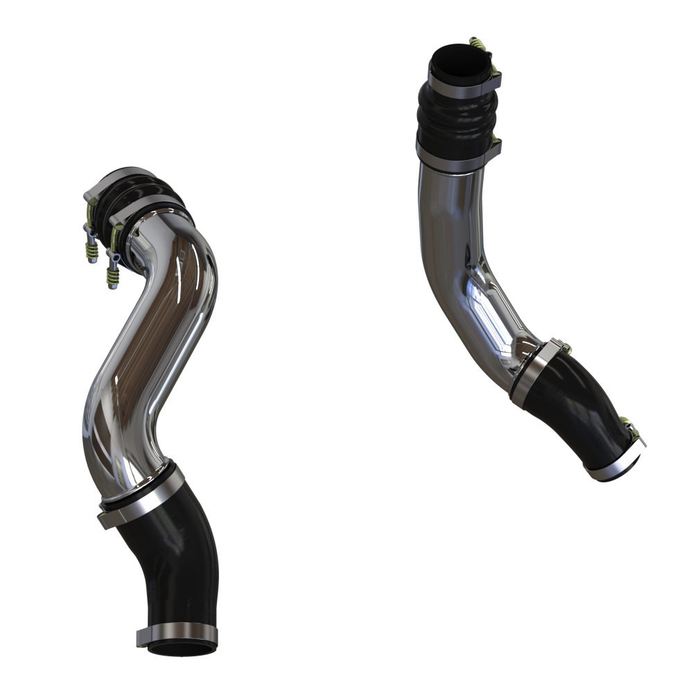Intercooler Pipe and Boot Set, 2013-2018 Ram 2500/3500 Cummins 6.7L